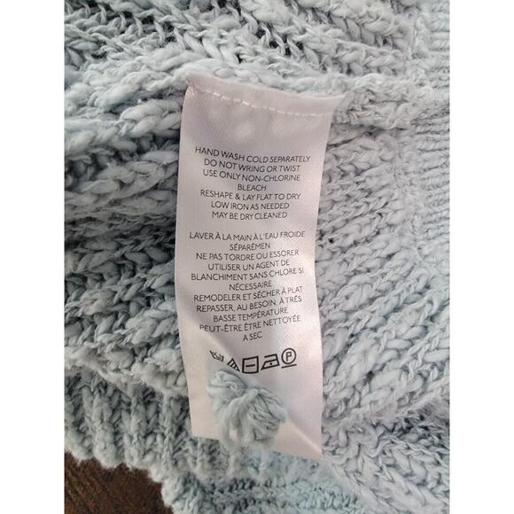 Anthropologie Crewneck Batwing Knit Sweater Size Large Fisherman OB1734156 - Picture 10 of 12